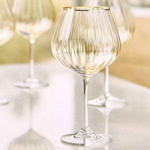 Waterfall Red Wine Glasses, Set of 4