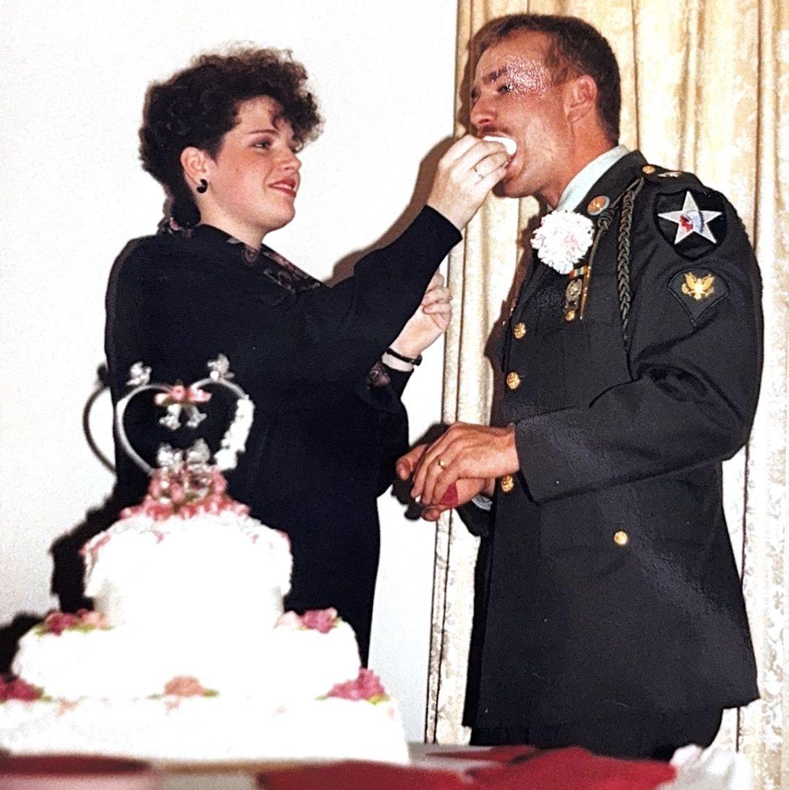 Karen & Robert Wood have been married 37 years! They married on November 11, 1988 at Karen's parents house in Puyallup, Washington.