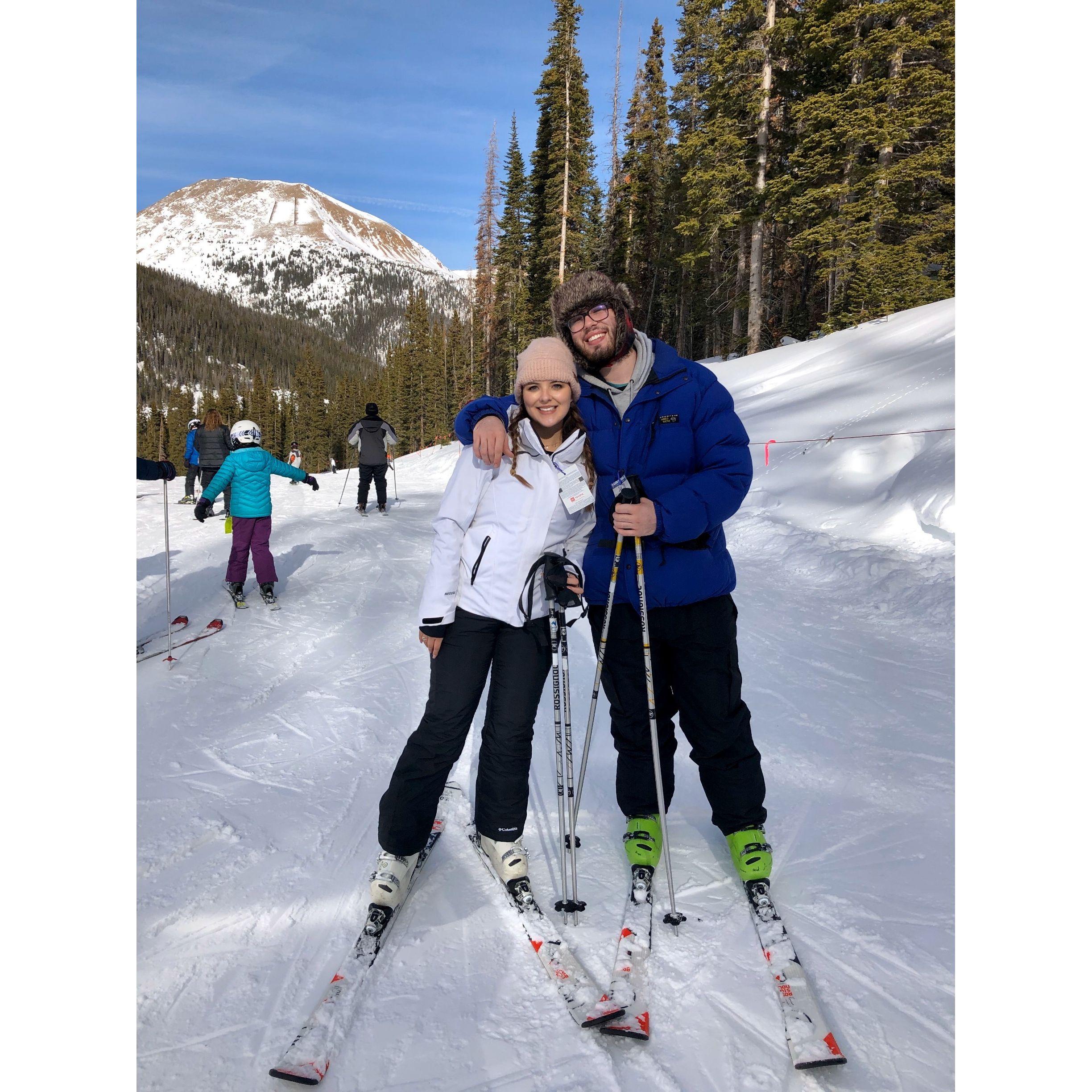 Our first ski trip together!