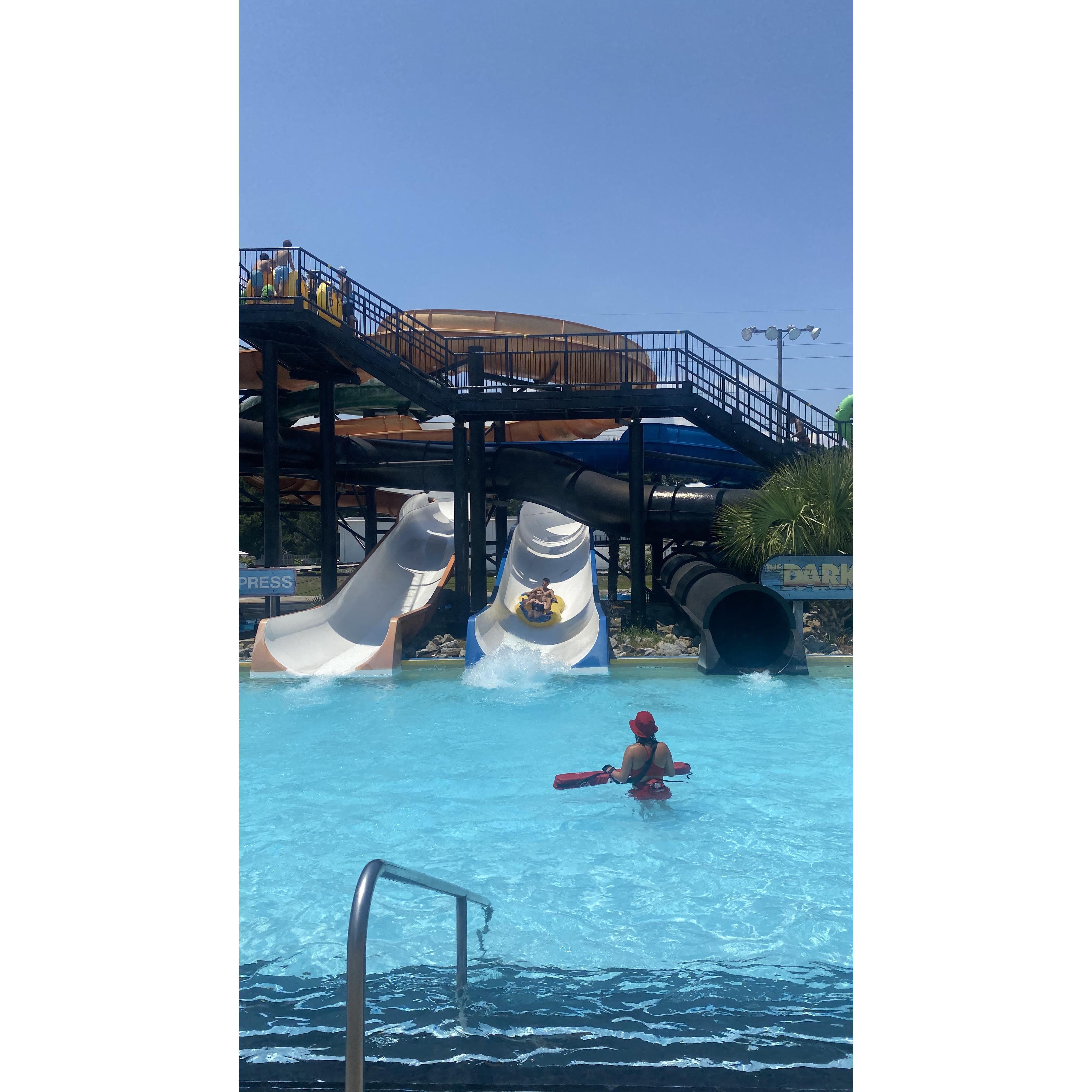 Waterpark fun in South Carolina.