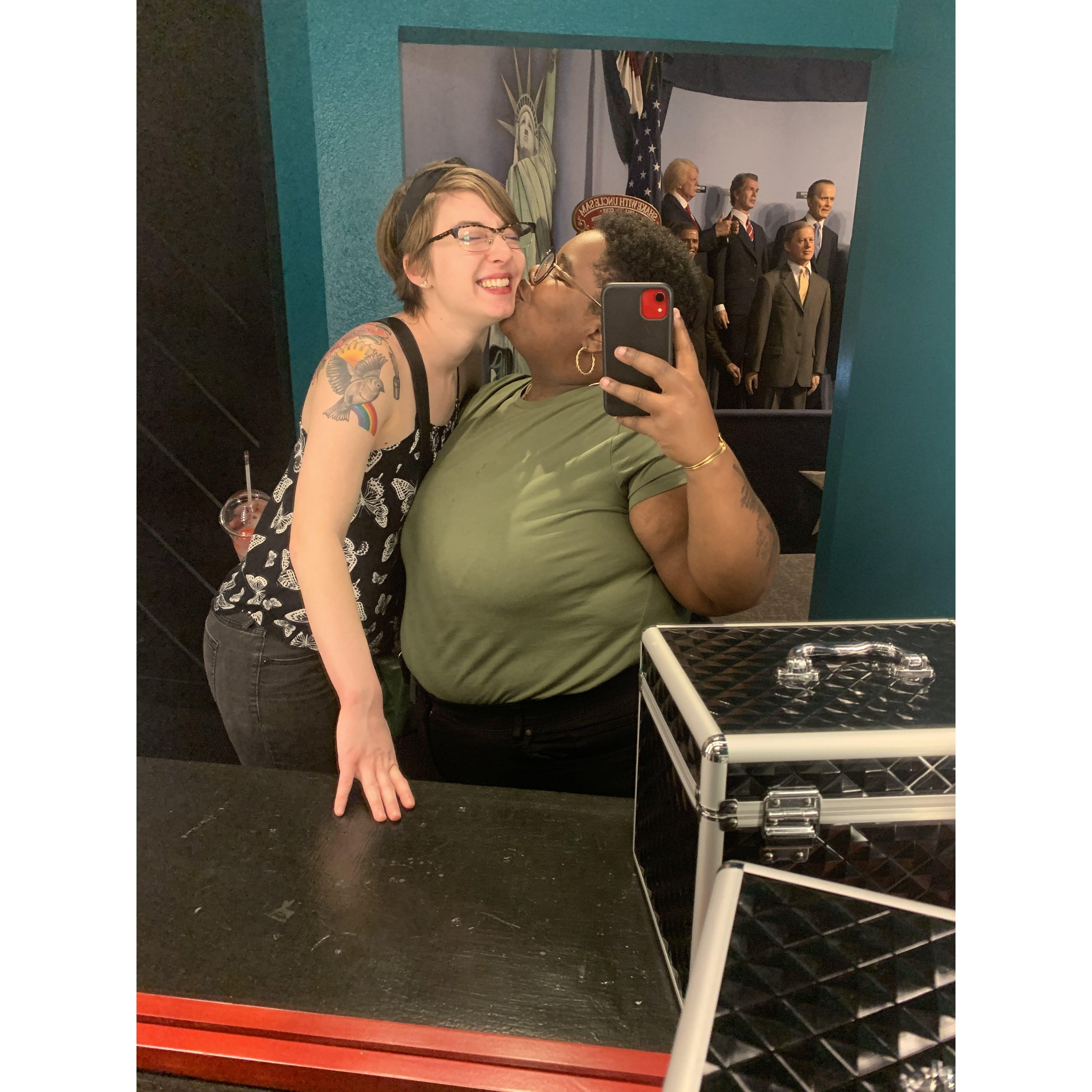 On the way to IKEA we passed a wax museum, and naturally we both decided to stop and do that instead.