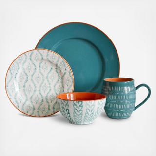 Tangiers 16-Piece Dinnerware Set, Service for 4