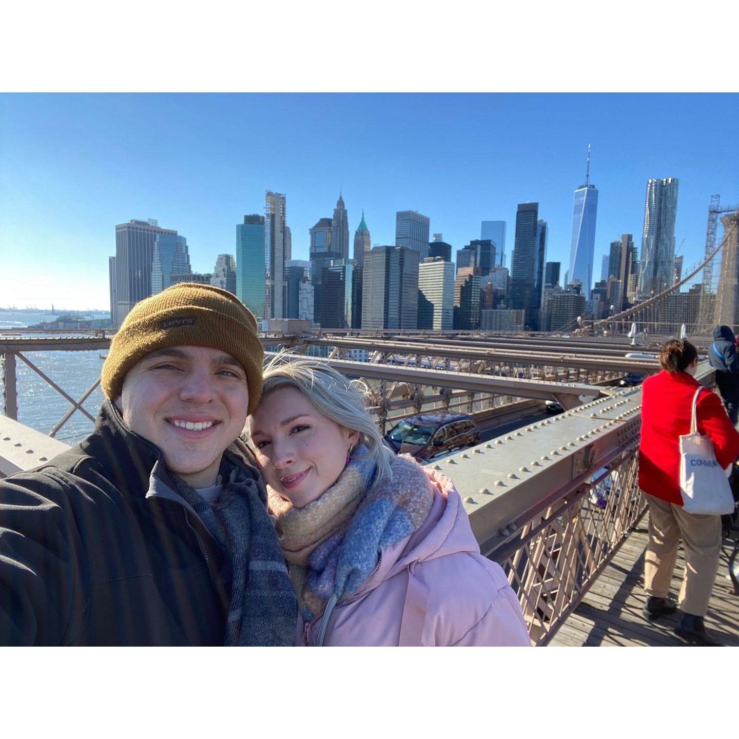 Hunter's first time in NYC