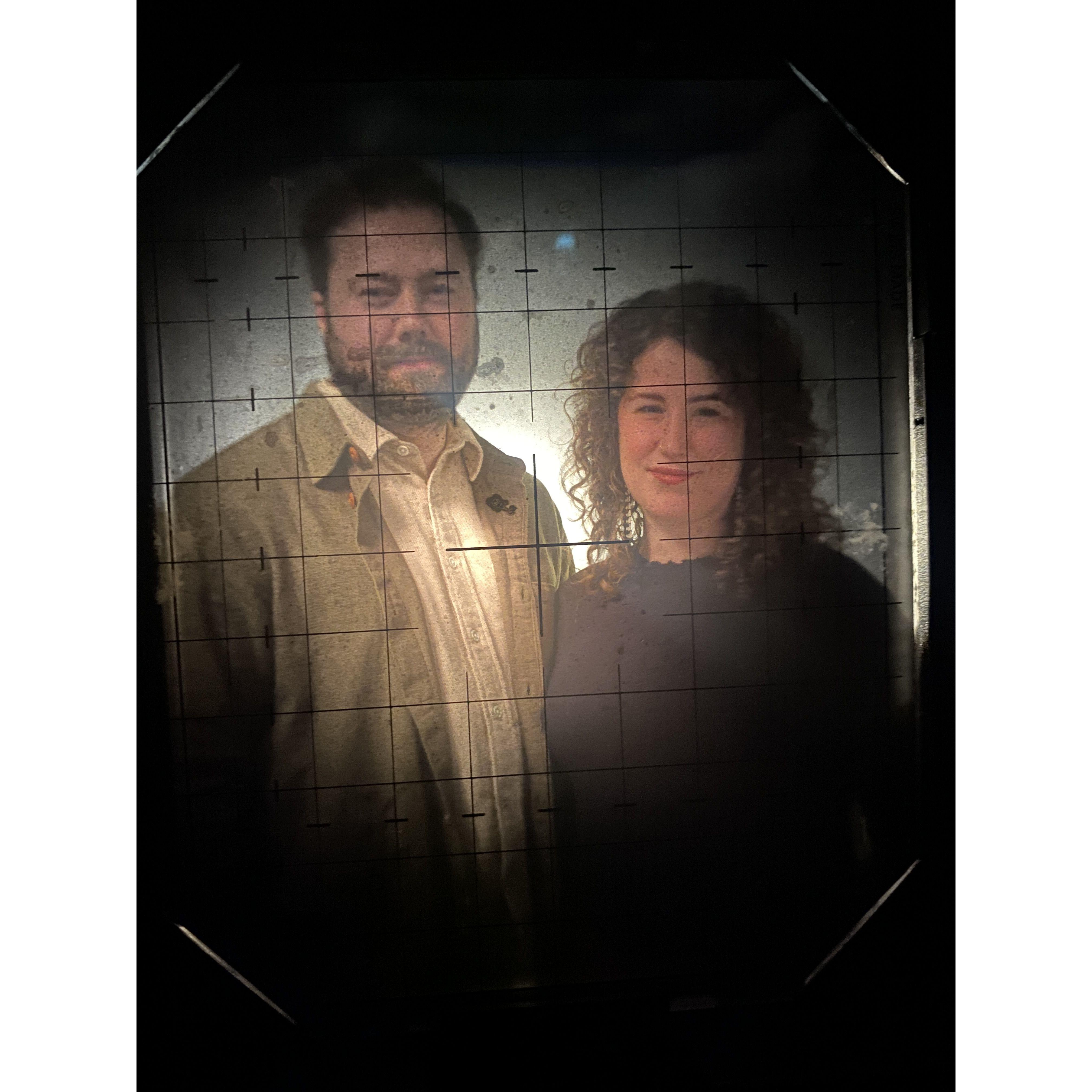 First intended photo of us in a tintype studio.