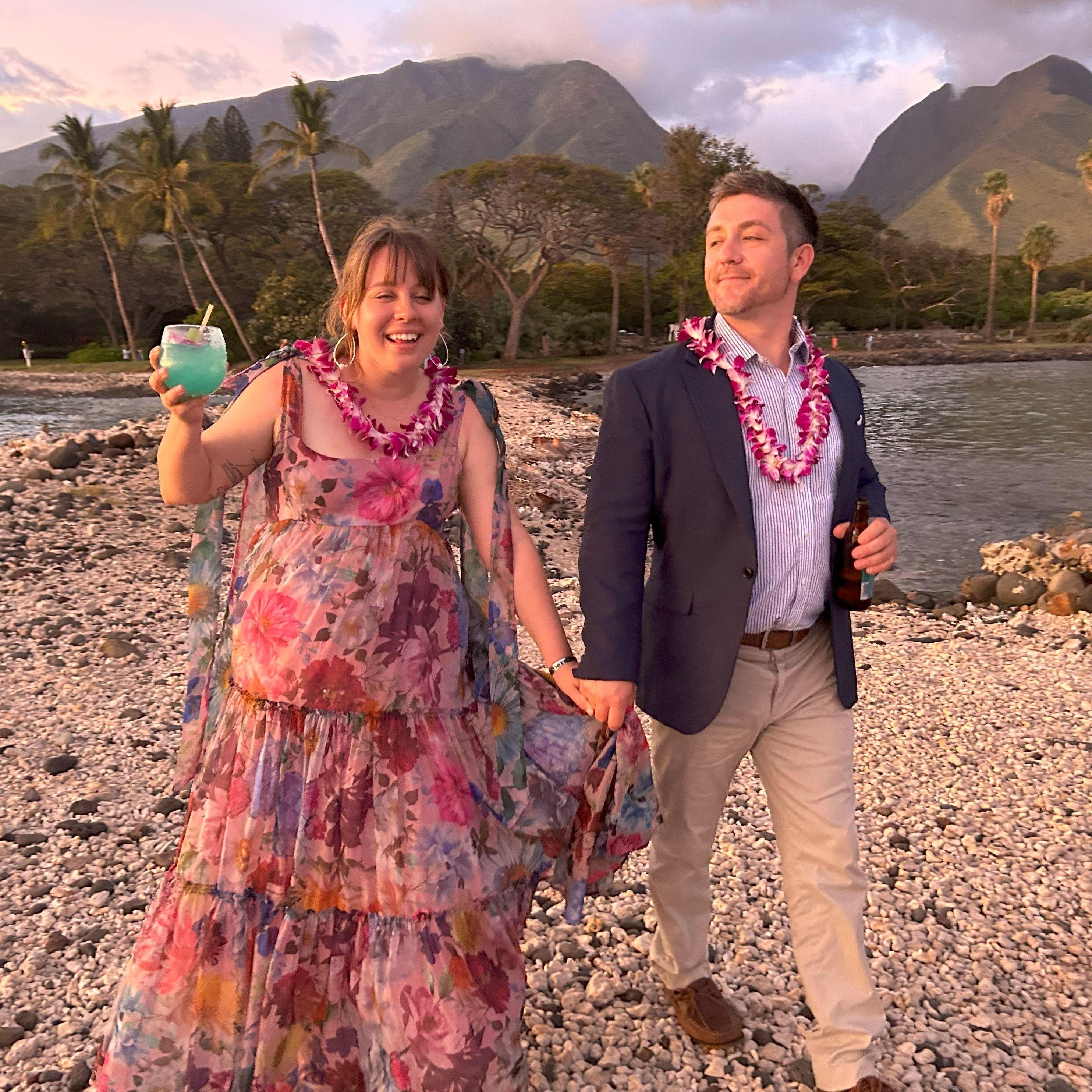 We went to Hawaii to watch our best friends get married!