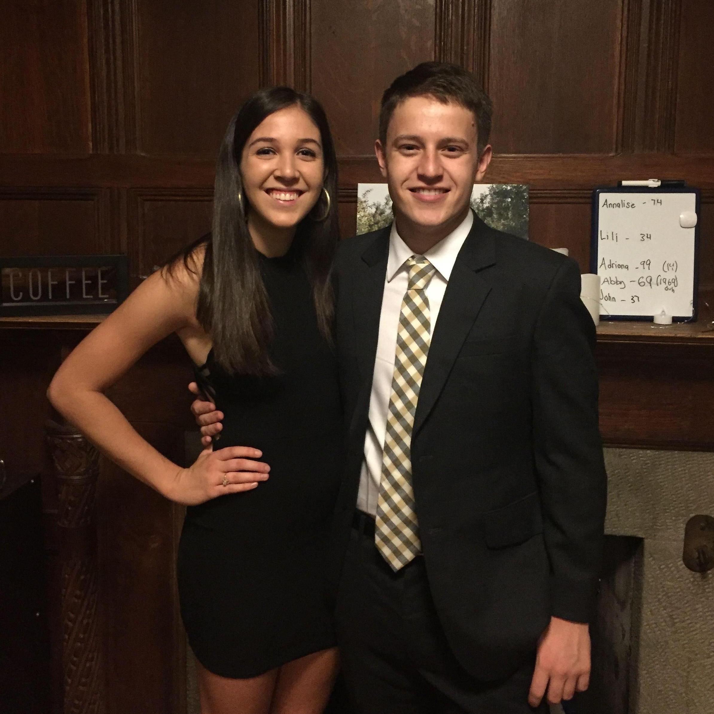 By the time sophomore year started,  they knew they liked each other. And after a year as friends and several months of dating, John finally asked Annalise to be his girlfriend on October 26, 2016.