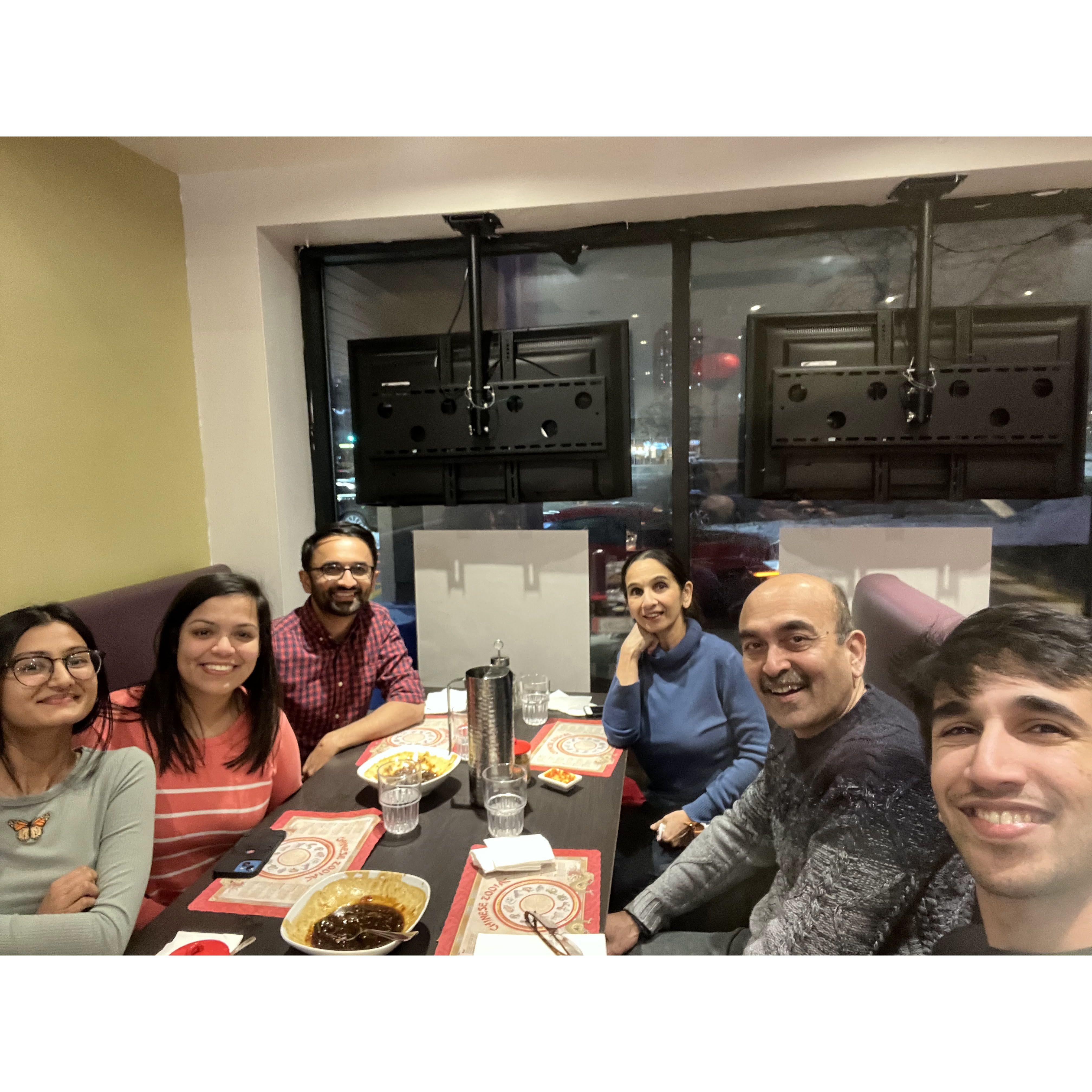 Hakka night with the Mehtas!
