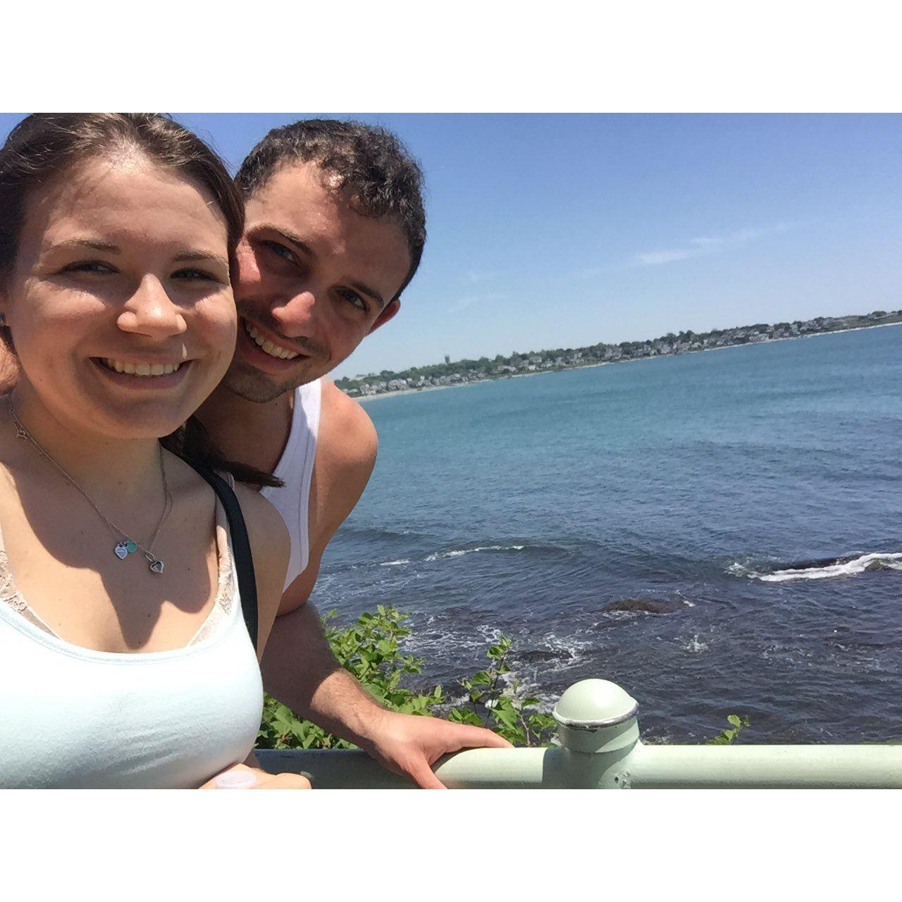 First Trip together to Newport, RI for 1 year Anniversary