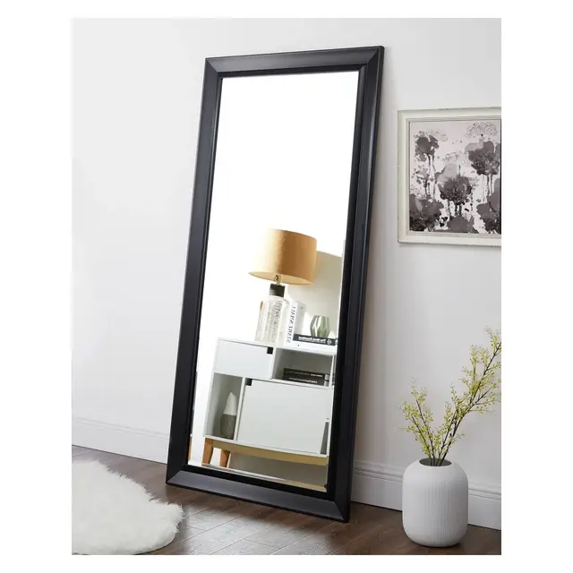 Home Imports Emporium Framed Full Length Mirror for Bedroom, OverSize Mirror in Black