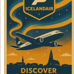Round Trip Plane Tickets to Iceland for our honeymoon!
