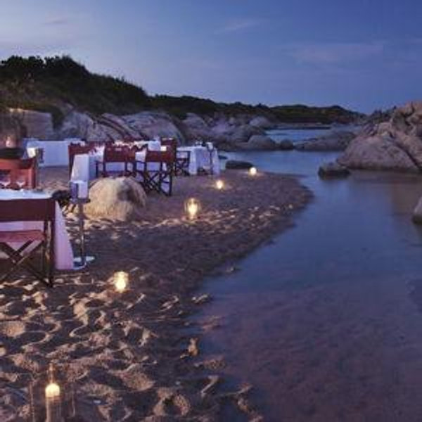 Romantic Honeymoon Dinner on the Beach