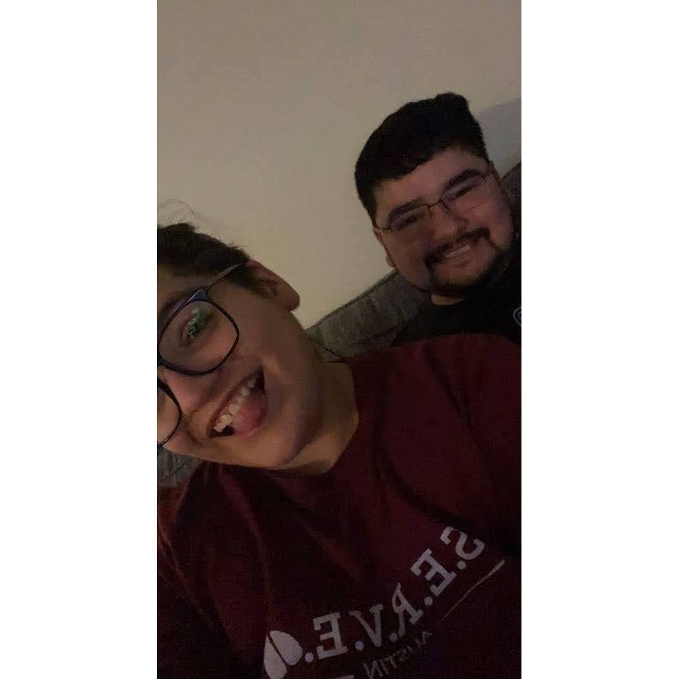 One of our first pictures together! Right when we first started dating.