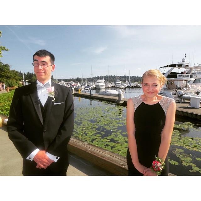 Our first prom together in June 2014