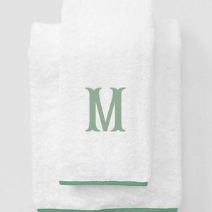 Weezie | Signature Bath Sheet Starter Pack (6 pieces) Green Trim