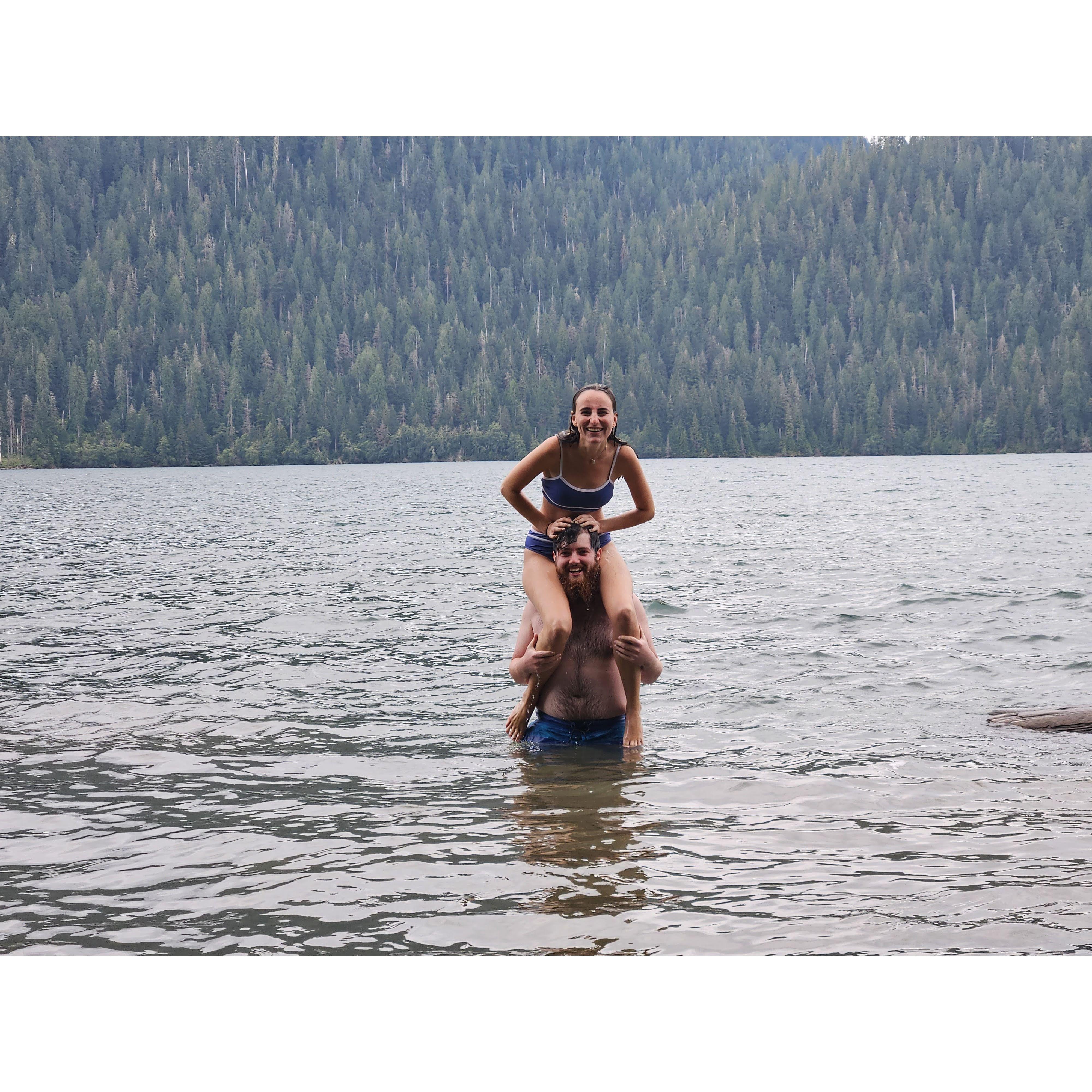 8/16/24. Quick polar plunge in the beautiful state of Washington!
