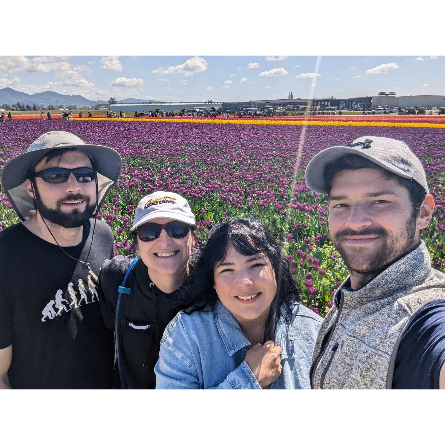 Tulip festival with our best friends! Skagit Valley, WA.