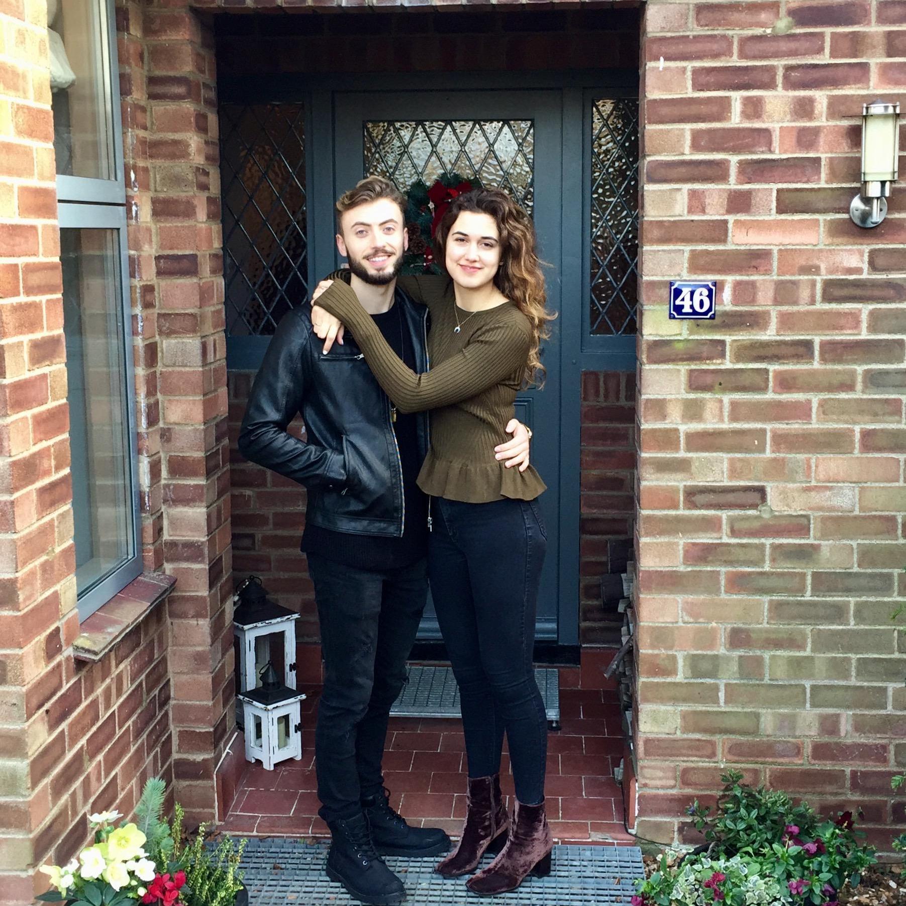 Emily's first Christmas in England.