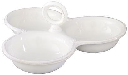 Berry and Thread White Triple Server