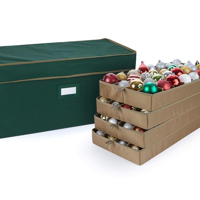 Ornament Storage Box, 128 Compartments