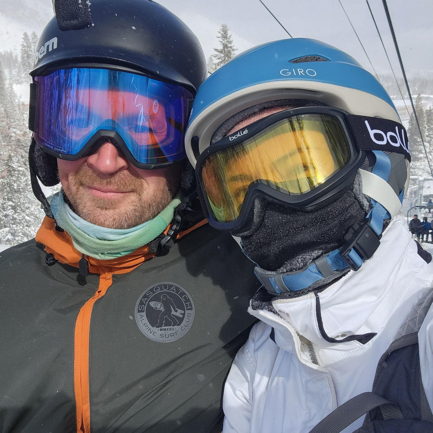 Our first picture together was at Mt. Rose.
