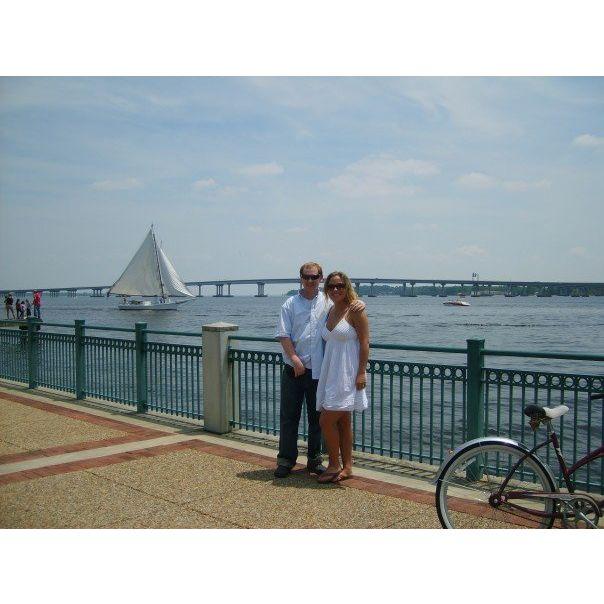 One of our many fun trips to New Bern, at Union Point Park.