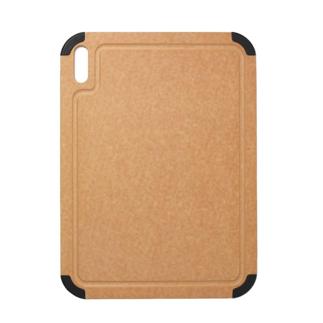 Public Goods Wood Cutting Board | Large Cutting Board for Kitchen | Made From Wood Fiber and Paper Composite | Non-Slip Silicone Corners | Dishwasher Safe, Durable, and Knife-Friendly | 17.3" x 12.8"