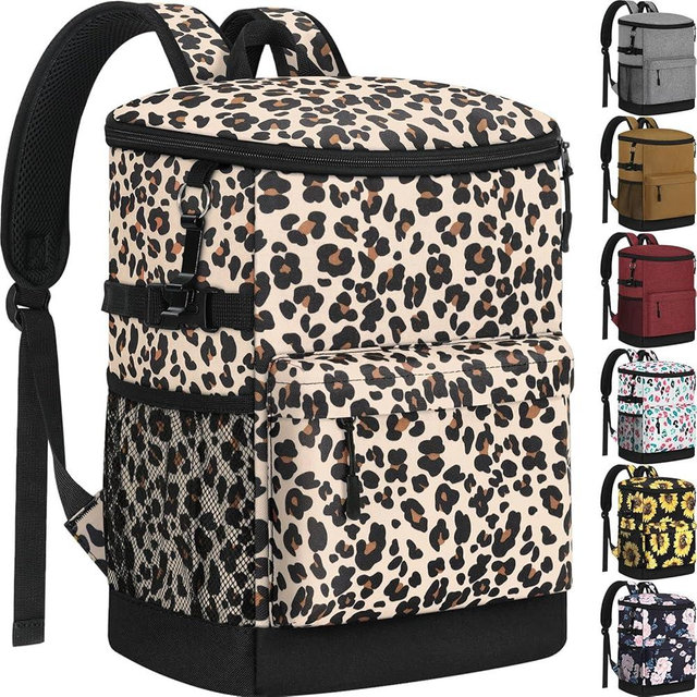 Tenot Cooler Backpack 33 Cans Backpack Coolers Insulated Leak Proof Soft Beach Cooler Bag for Men Women Ice Chest Backpack Camping Hiking Picnic Travel Cooler Lunch Backpack