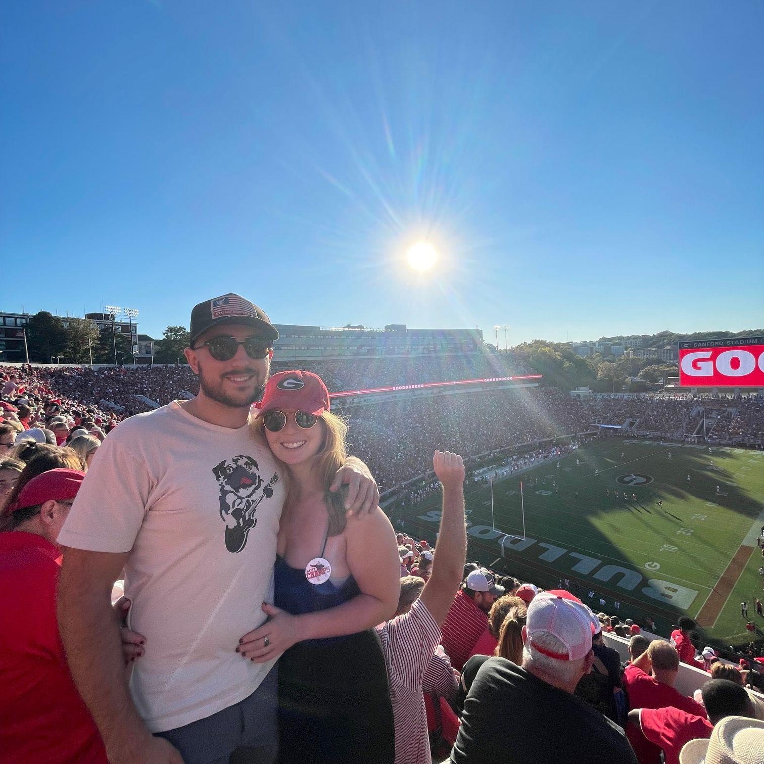 David's first UGA game :)