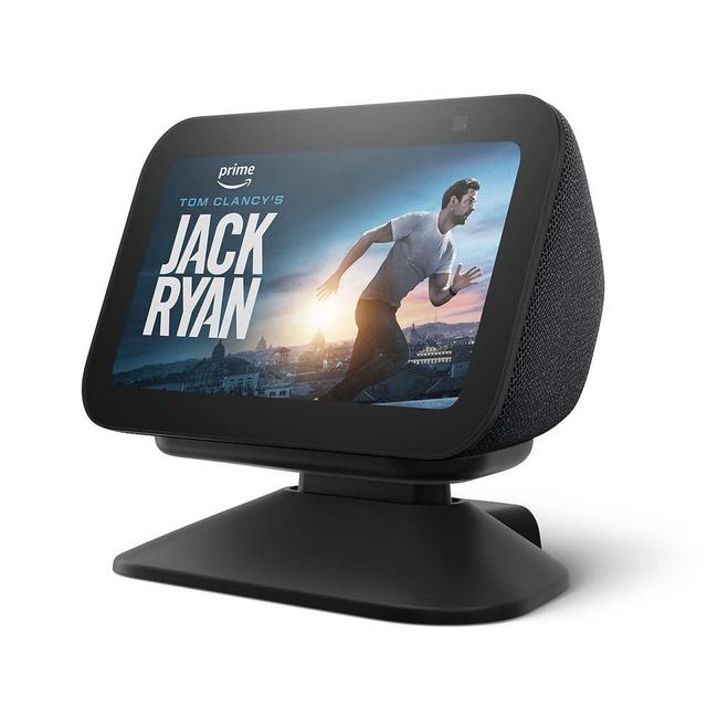 All-new Echo Show 5 (3rd Gen) with Adjustable Stand with USB-C Charging Port | Charcoal