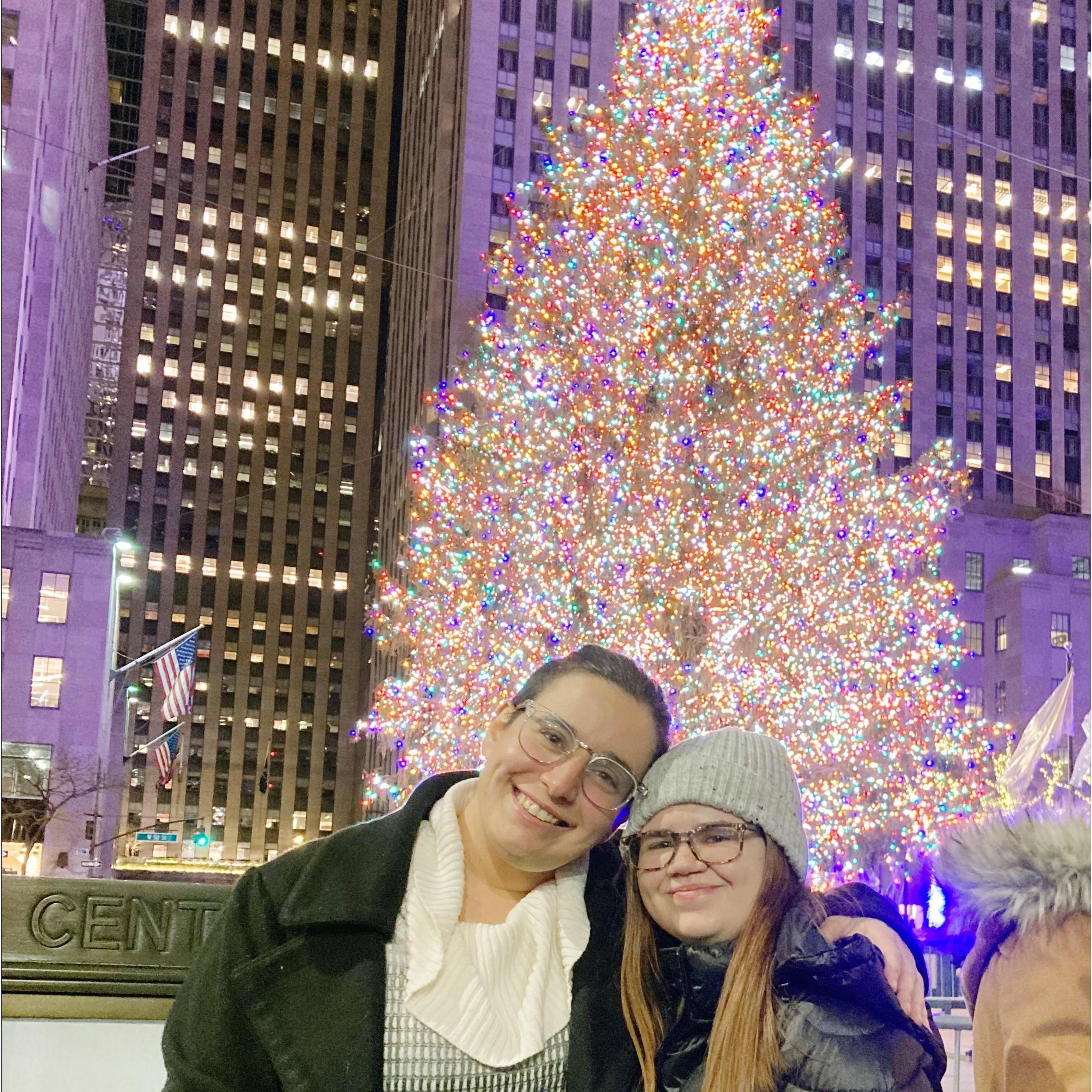 Date night to see the Rockefeller tree