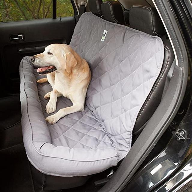 3 Dog Pet Supply Back Seat Protector with Bolster