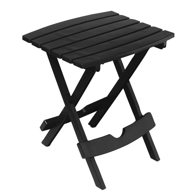 Adams Quik-Fold® Side Table - Black