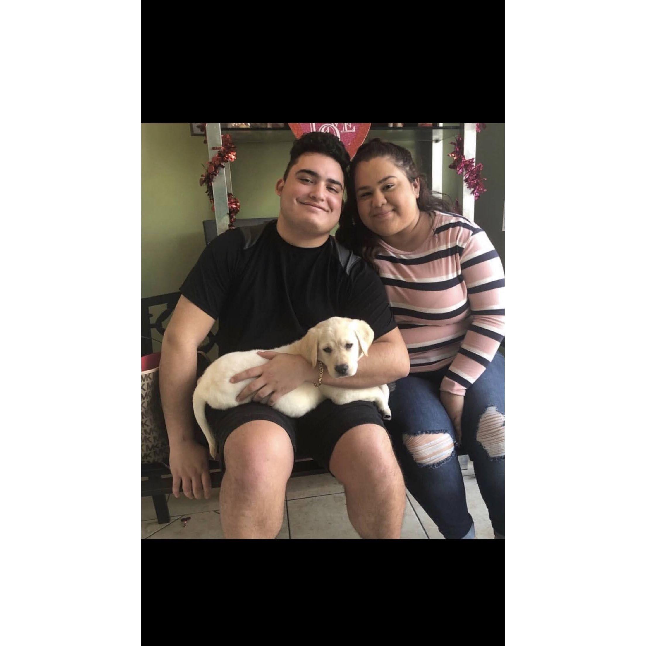 when we got luna and created our own little family.