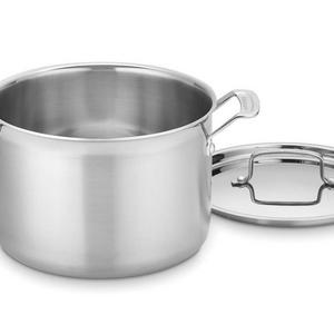 Cuisinart MCP66-24N MultiClad Pro Stainless 8-Quart Stockpot with Cover