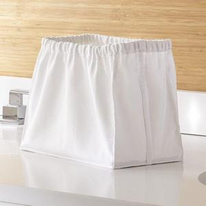 Small White Canvas Basket Liner