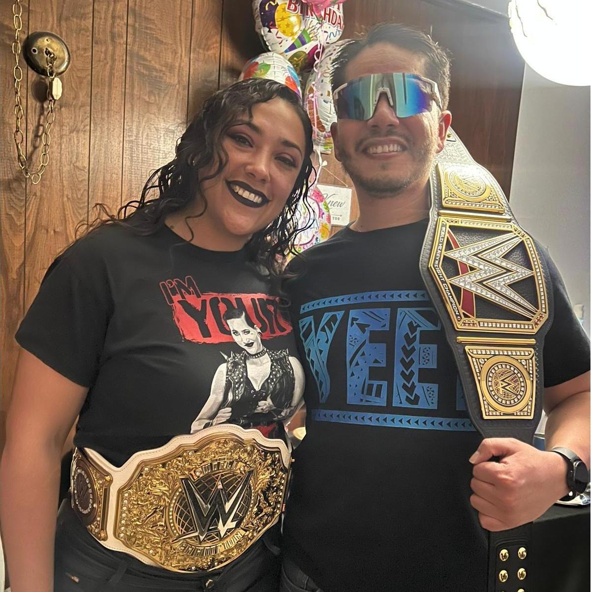 We were champs before becoming tag-team partners.