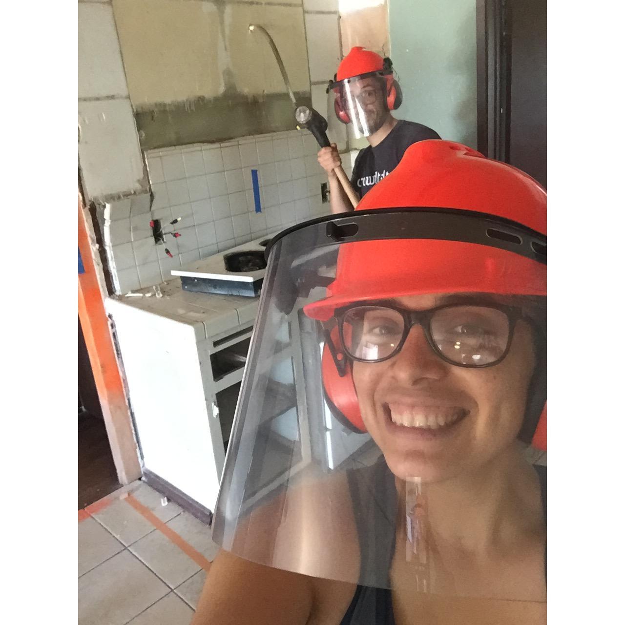 Kitchen remodel in full swing!