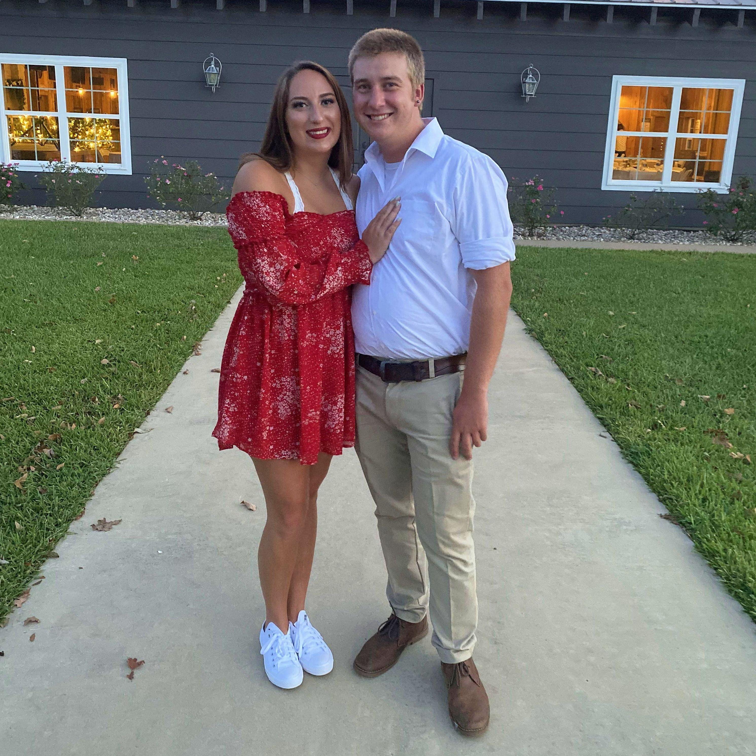 Attended our first wedding together in Nacogdoches, Texas on August 29, 2020.