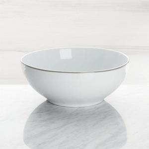 Aspen Grey Band Serving Bowl