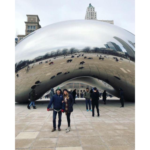Our first trip to Chicago together