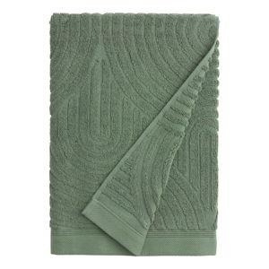 Laurel Wreath Green Sculpted Arches Bath Towel - World Market