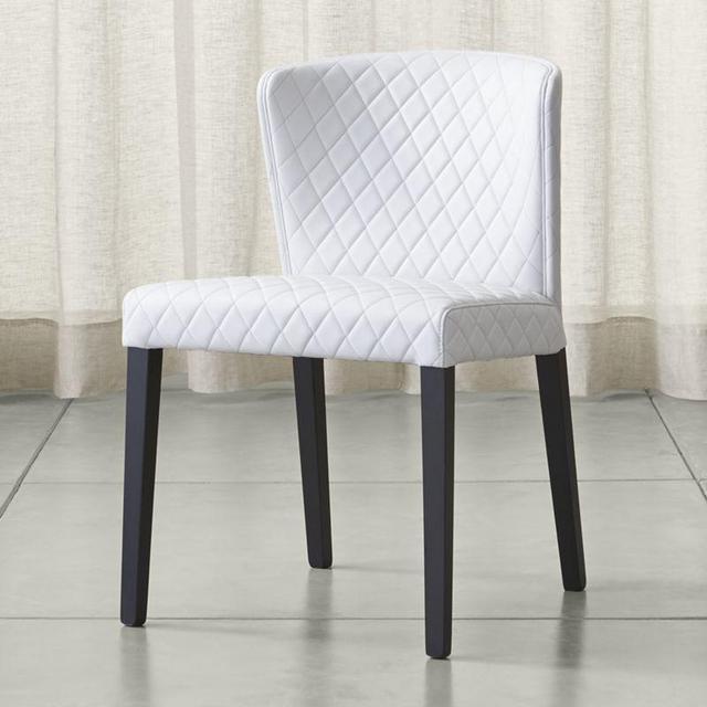 Curran Quilted Oyster Dining Chair