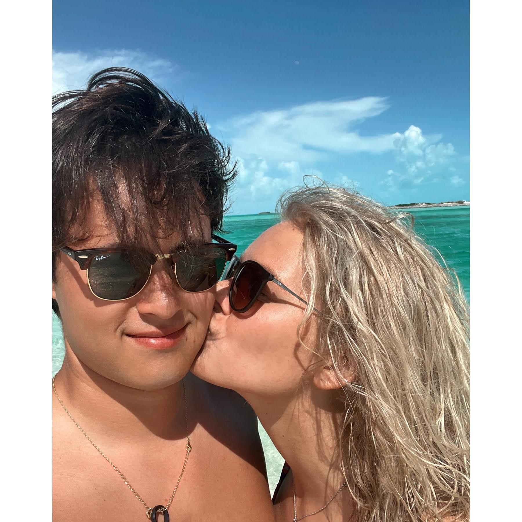 This was on a special excursion that Ian planned while in Turks and Caicos :)