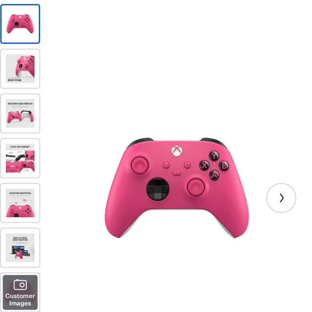 Microsoft - Xbox Wireless Controller for Xbox Series X, Xbox Series S, Xbox One, PCs, and Cloud-Enabled Devices - Deep Pink