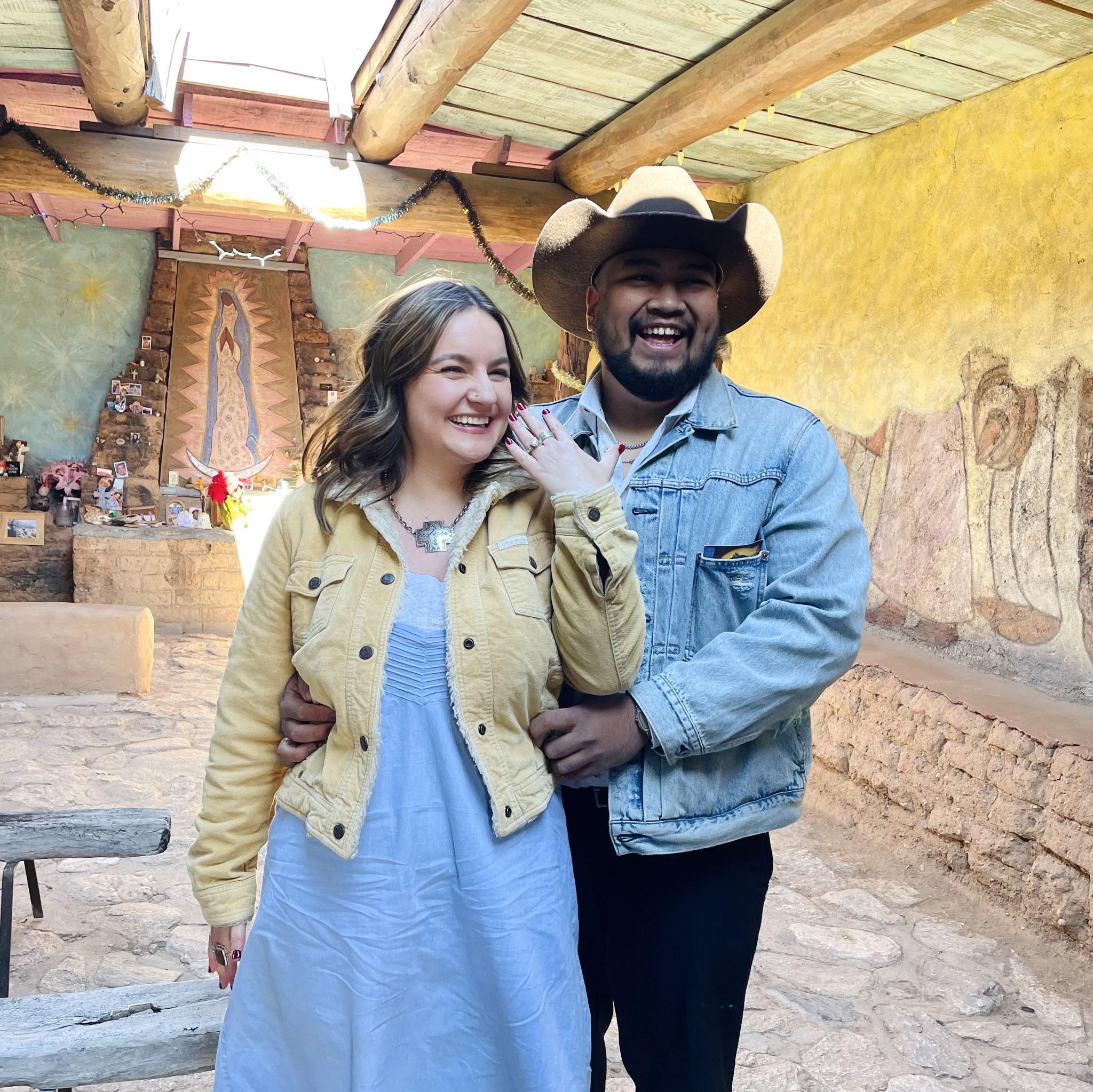 Hans got on his knee and Hannah said her eeeeeek* "I DO!!!"