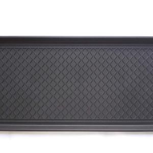 Ottomanson Multi-Purpose Indoor & Outdoor Waterproof Tray 30 x 15 Black