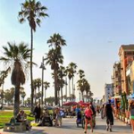 The Venice Beach Boardwalk