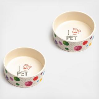 Boavista Pet Bowls, Set of 2
