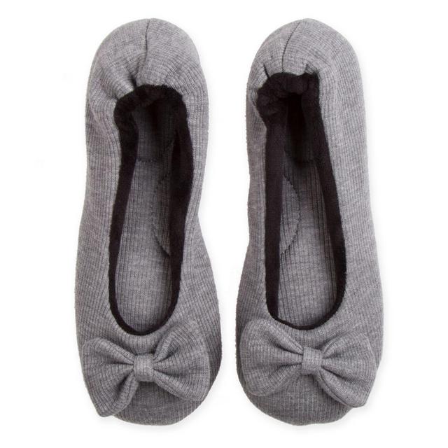 Therapedic® Women's Large Ballet Slipper in Grey