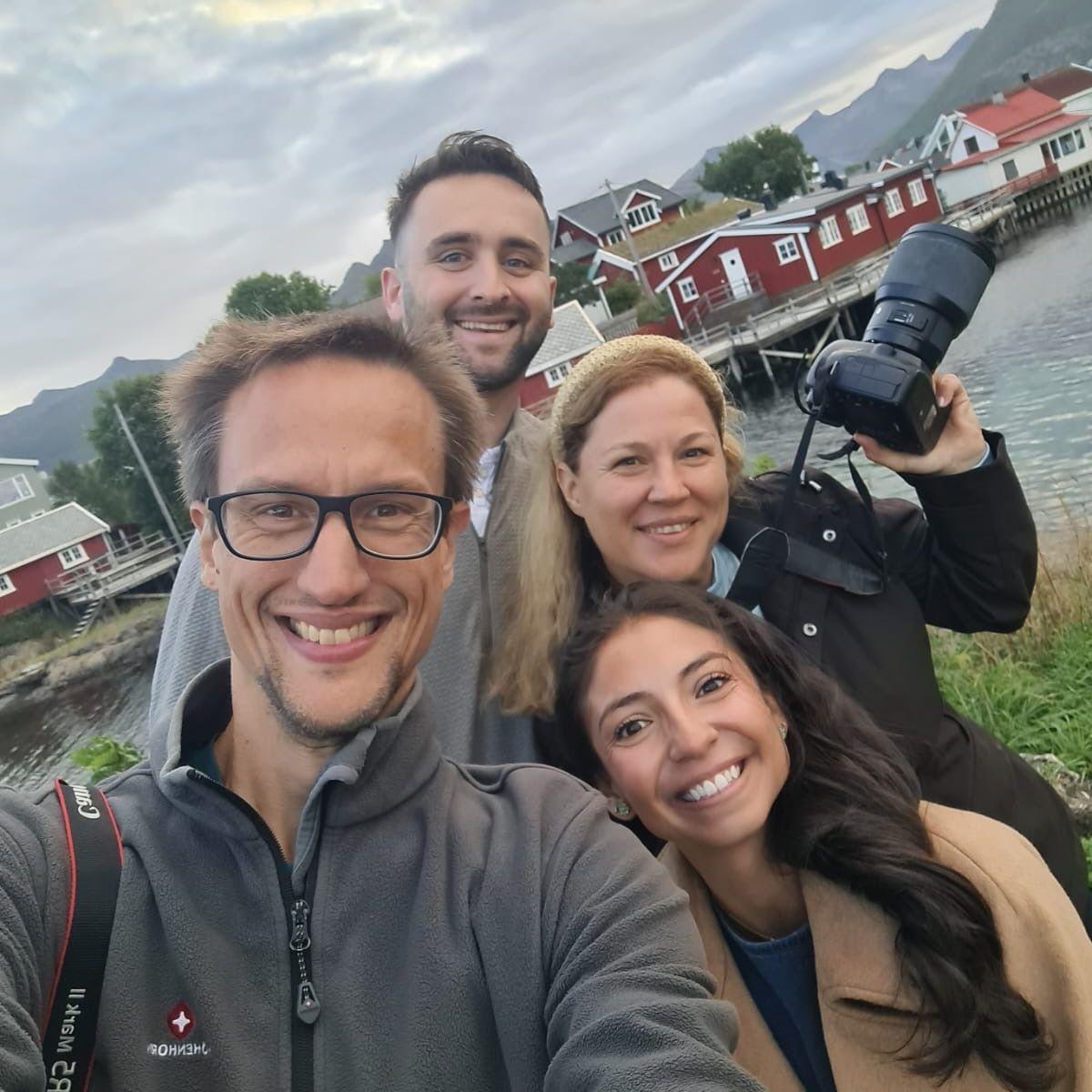 Our surprise (to Jamie) photographers in Norway!